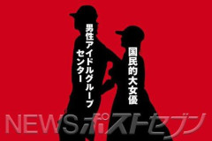【困惑】国民的大女優と男性アイドル「はしご酒デート」予告