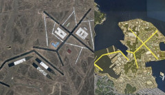 中国が砂漠に横須賀基地の模型を建設、衛星画像で確認！