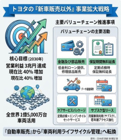 韓国人「営業利益3兆円を目指すトヨタの巨大戦略に韓国人が驚愕！全世界で保有する1億5000万台もの車両から利益を生み出す仕組みとは？」