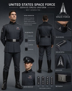 トランプ大統領が宇宙軍の新制服を公開…「スターシップ・トゥルーパーズ」に着想！