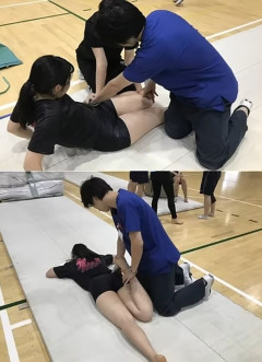 【画像】現役JKのお●ぱいやお尻を合法的に揉みまくれる職業、見つかる