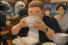 脳梗塞で倒れたサンド伊達さん、ロケ先の食事はいつも完食　ラーメンの汁まで飲み干す