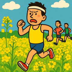 「菜の花がおかしい」――イラストレーター制作うたうマラソン大会ポスターに指摘相次ぐ 事務局がAI使用認め謝罪   |  AI使っちゃダメなのかよ。いいポスターじゃん。AI警察ウザい。