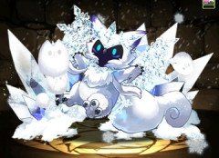 【パズドラ】新キャラ「風雪獣・スノーフィー」の能力公開！！無課金でL字付与武器が取れる時代すごいねwwwww【評価まとめ】