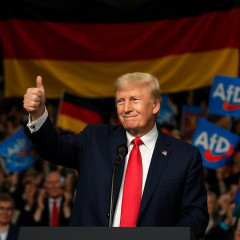 「ドイツを再び偉大に」と歓迎 トランプ氏、独AfD勝利に   |  トランプは完全な白人至上主義者だよね  |  ウク信のバカさ加減が、どれほど酷いのか、ようやくご理解いただけましたか？