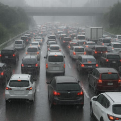 被災車両2百台 交通まひ、帰宅困難者多数   #大雨の名古屋