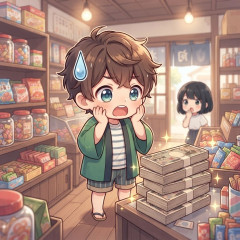 ばあちゃんの駄菓子屋を継ごうと思ったんやが流石に断念した
