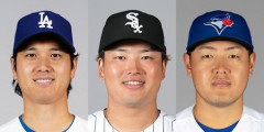 【朗報】大谷・村上・岡本が30本到達、日本人30発トリオ爆誕ｗｗｗ