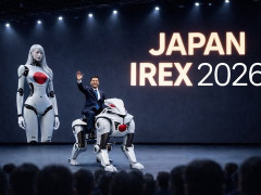 外国人「未来だね」Carros ShowがIREX 2026でロボットを紹介してる