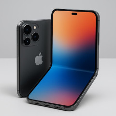 初の折りたたみ「iPhone Duo」発表 開くと7.7インチに   #アップル