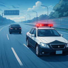 警察追跡の車が高速を“逆走” 現在も逃走 9/9(水) 13:48配信   #速報