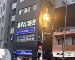 【動画】福岡市中央区で電柱が爆発。その瞬間を記録していたビデオ。