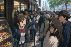 「空気読めよ！」ミスド『もっちゅりん』争奪戦が激化…高校生のヤジも飛び交った“行列地獄”の実情 ミスド事業部は「想定超の反響」