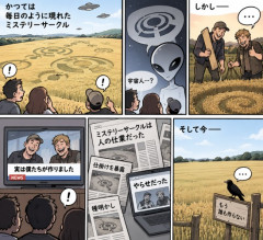 かつては毎日のように見られたミステリーサークルが全く見られなくなった理由