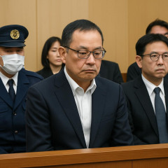 新名神6人死亡事故、スマホ見ながら運転の55歳被告に拘禁7年求刑 津地裁