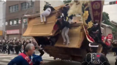 日本の「だんじり祭り」が危険過ぎると海外で話題に！　海外の反応。