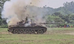 バングラデシュ陸軍の中国製Type-59戦車、射撃演習中に爆発…乗員2名死亡、将校1名負傷！