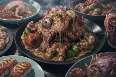 飲食店で増えるAI生成の「食欲が無くなるメニュー画像」料理がグロテスクになる理由をYouTuberが解説、再現も