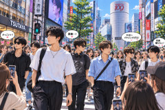 中国SNS　日本の街はイケメン多すぎ、1日800回振り返った＝「たまらない」「中国の男性に絶望」 ［9/10］
