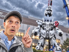 外国人「ガンダムが解体されるのは悲しい」ONLY in JAPAN * GOがお台場でライブ中継してる