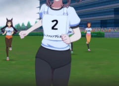 【ウマ娘】黒ブルマ黒タイツの火力よ　スカート履き忘れた？