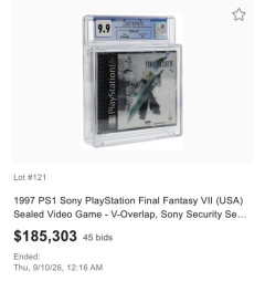 【画像】未開封のFF7、2840万円ｗｗｗｗｗｗｗｗｗｗｗｗ