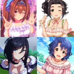 【ウマ娘】こういう肩紐のついたすだれみたいな服好き！