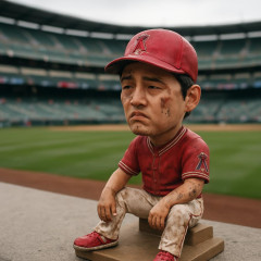 満身創痍の大谷翔平 ボブルヘッドデーの観客数が予想を下回り、約4000個の人形が余った… 現地では「人気に陰り」と報道も   #MLB