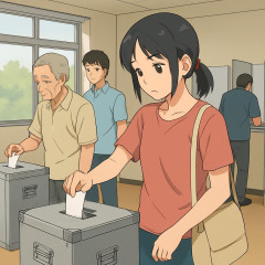 沖縄県知事選、投票始まる 期日前投票者数は微減