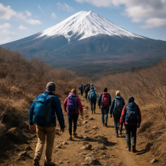 富士山閉山後の登山道に“海外の団体客”も 閉山期に“年間1万人”の実態明らかに   #🗻 |  減らす方法はある
