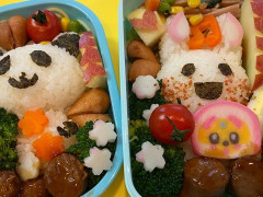 外国人「あなたの子供、めっちゃ可愛い！」ShekMatz Japanが可愛いお弁当を作ってる