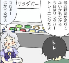 【ウマ娘】サラダバートレーニングにいくぞ、ミラ子！！