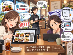 飲食店で導入広がる“タッチパネル注文”はアリ？ナシ？店舗側と利用者の本音とは