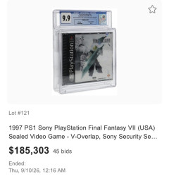 【朗報】未開封のFF7、2840万円ｗｗｗｗｗｗｗｗｗｗｗｗ