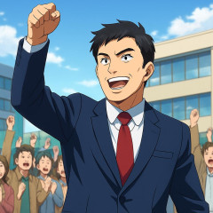 古謝候補 当選確実   |  座間ーーーーーーー！！