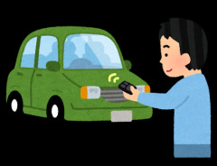 たまに車にキーの先向けてキーレス押してるババアやジジイいるじゃん？