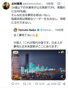 【悲報】北村晴男議員、Xの商材屋のポストに食いつくｗｗｗｗｗｗｗ