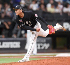 ロッテ石川柊太3.1回 76球 10安打 3奪三振 1四球 8失点