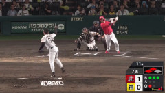 中村奨成(再昇格) .357 4二塁打 1三塁打 出塁率.400 OPS.971