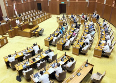 沖縄県議会補選も自民候補当選　辺野古容認過半数に　古謝知事と足並みそろう  [9/14]