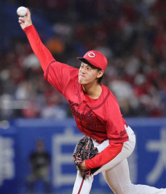 カープ杉田健、3者連続奪三振＆2回完全投球！ヤクルト山田哲人を強気の直球斬り