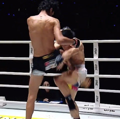 【動画】高身長格闘家さん、減量してチビと戦ってしまうｗｗｗ