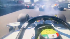 VCARBの角田裕毅、F1スペインGP決勝はサインツにぶつけられパーツ破損「影響は大きかった」