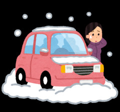 【災難】新潟の女子、雪に埋まった車の中で悲惨な最期…その理由がこれwwww