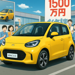 BYDの軽「RACCO」発売1か月1500台販売 実質200万円以下 | 初動をすでに維持できてないのにどうやってクリアするんだよw