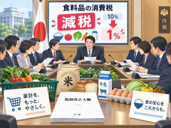 政府 消費減税に関する税制改正大綱を閣議決定