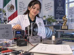 音波を使って数秒で火を消す音響消火器を16才の少女が開発　メキシコ