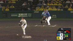 【阪神対中日25回戦】中日、7回表無死一二塁から福永のタイムリーでリードを3点に広げる！！！！！！！！！