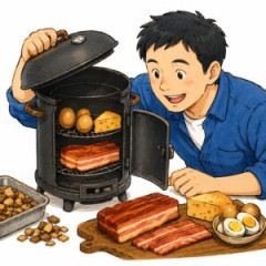燻製作りにハマってるけど質問ある？【熱燻・煙対策】