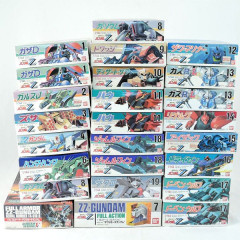 【ガンプラ】ZZの旧キットって味方サイドの新規ZZだけであと全部敵MSだけってめちゃくちゃ割り切ったラインナップしてるのね…